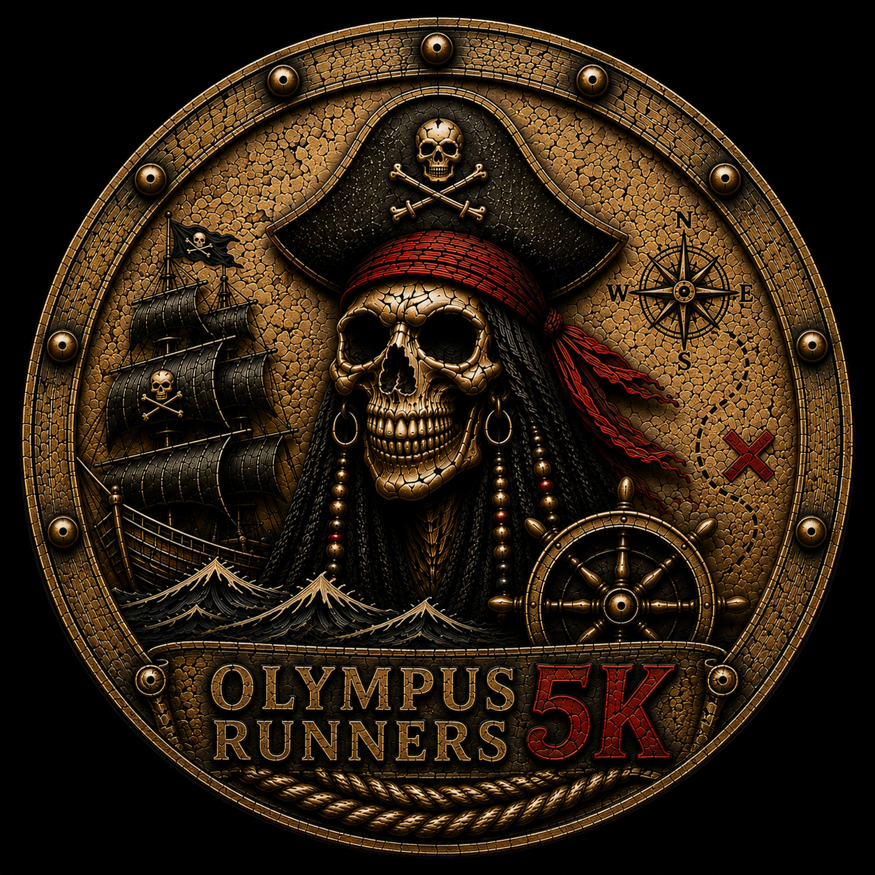 Medalla 5K Pirate Challenge